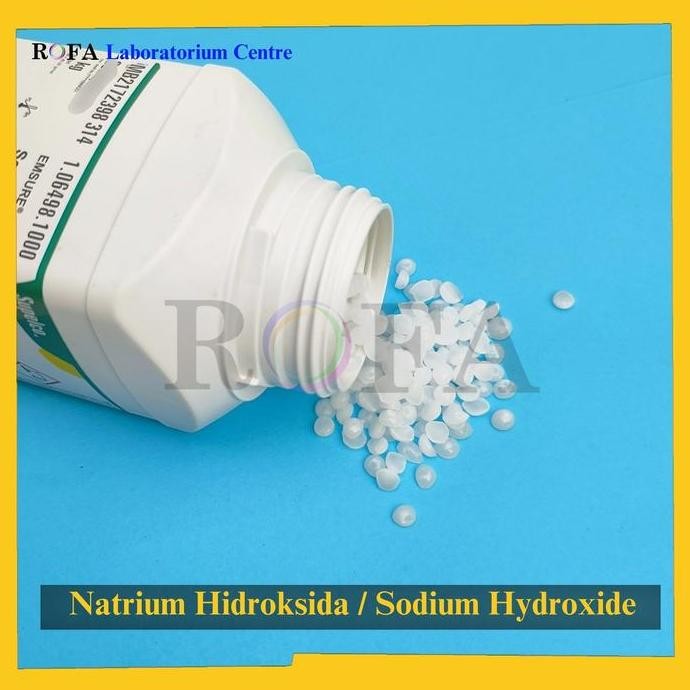 Natrium Hidroksida / Sodium Hidroksida / NaOH Pro Analisis 500 - 5000 Gram