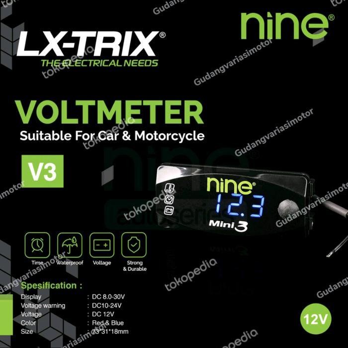 voltmeter digital lx - trix nine v3