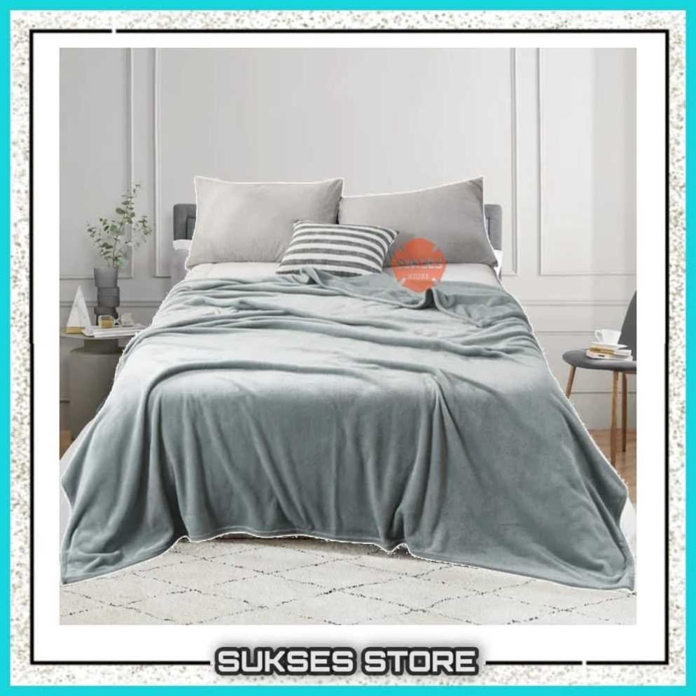 Selimut Bulu / Selimut Polos / Selimut Bulu Dewasa