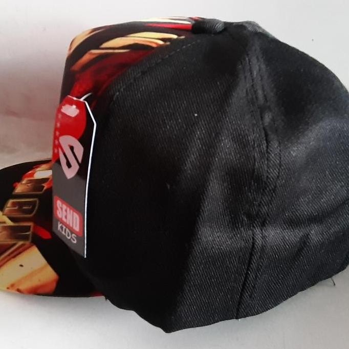 Premium Topi Face Shield Anak Iron Man Promo