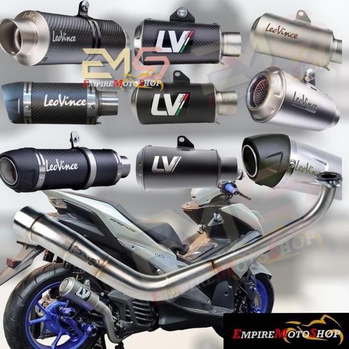 Promo Knalpot Leovince Aerox 155 New Aerox155 Fullsystem COD