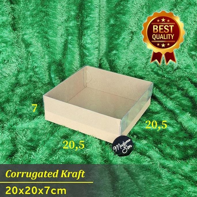 BOX MIKA - DUS KUE - KOTAK - KARDUS 20x20x7