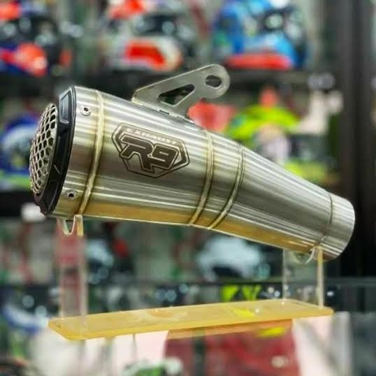 Promo Knalpot R9 GP SS Stainless Ninja 250 Fi R25 CBR 250RR Ori Full Sytem COD