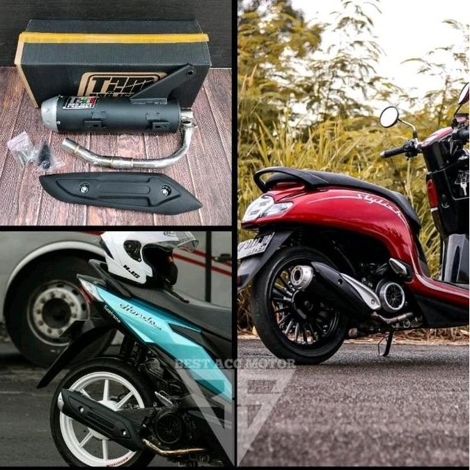 Promo KNALPOT TZM PROJECT SCOOPY BEAT FI ESP KARBU KNALPOT STD NON SS PRO TZM PROJECT VARIO 110 SPAC