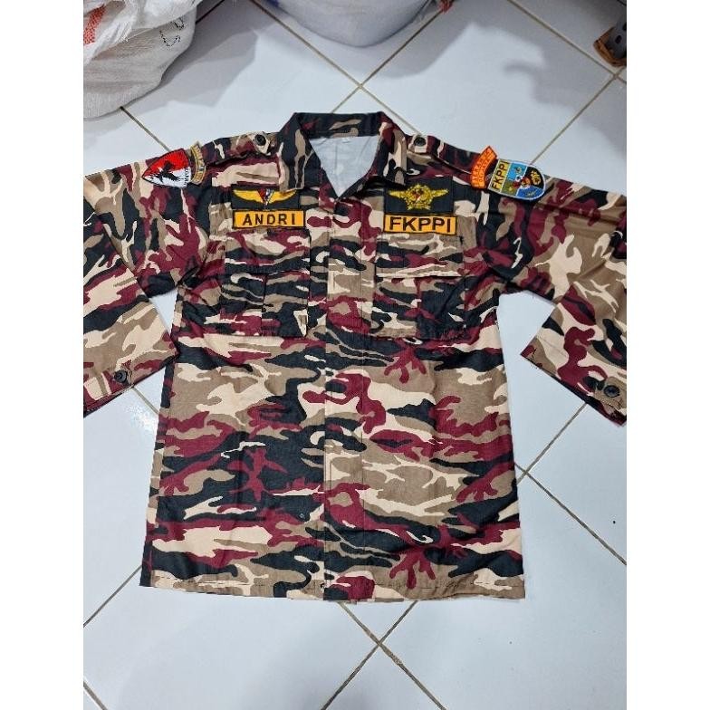 Baju PDL FKPPI Tangan panjang dengan Aksesoris lengkap