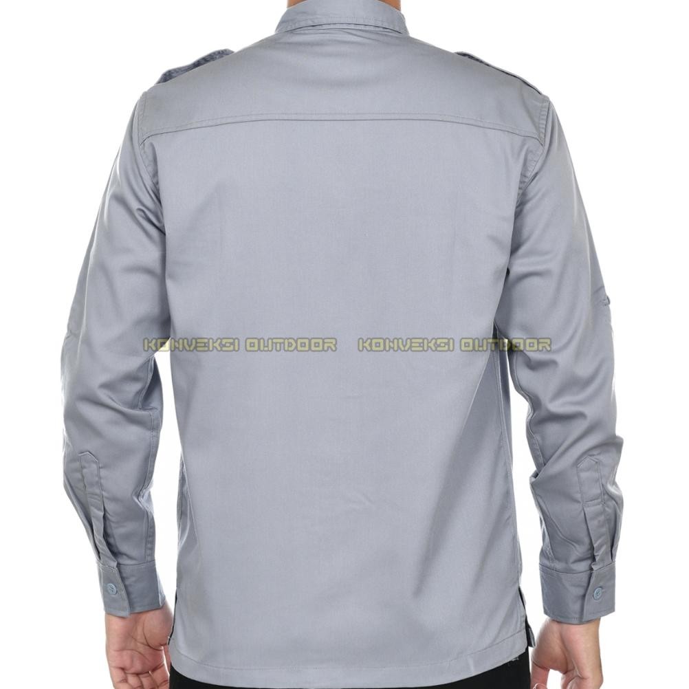 BAJU KEMEJA PDL LAPANGAN OUTDOOR INDOOR PRIA LENGAN PANJANG - Seragam Kerja Kantor Group Kemeja Lapa