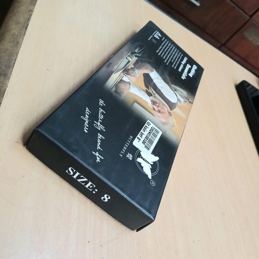 Gunting Kain Butterfly Original Hitam (Gunting Baja)  8" / 10"