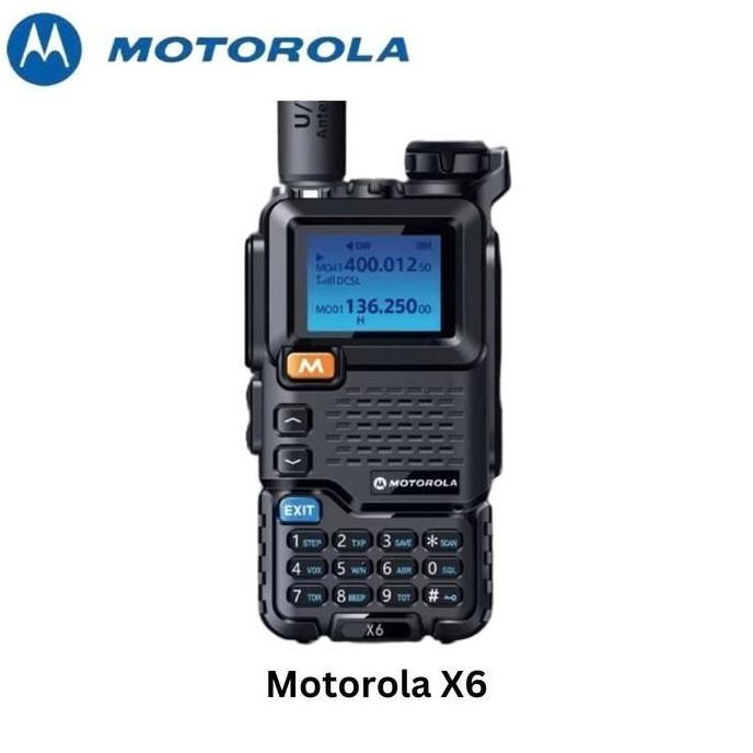 ZOLDYCK- Walkie Talkie Motorola X6 10 Watt Terbaru   Jarak Jauh