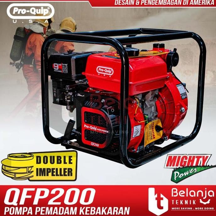 JUNXIENA Prouip Water Pump Centrifugal QFP200 Mesin Pompa Air Irigasi 2 Inch QFP 200