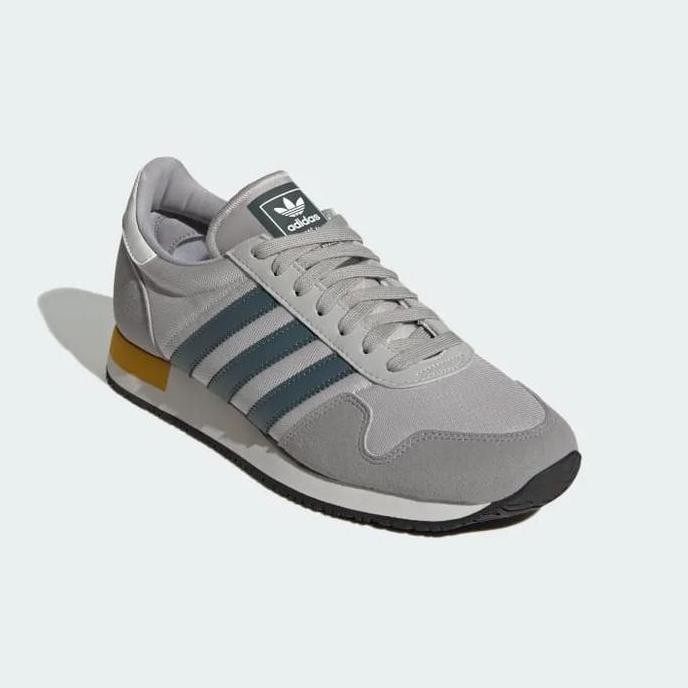 Sepatu Running Lari Pria Adidas Usa 84 Gy2009 Grey White Mustard Men