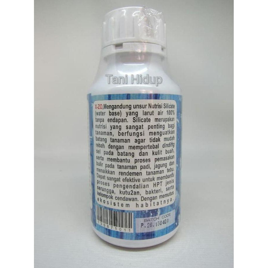 Pupuk Mikro Silika Cair X-ZO kemasan 500ml