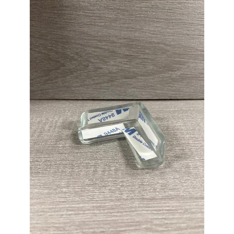 Promo Pelindung Meja L Pengaman Sudut Siku Kaca Karet Bening Transparan 3M Cod