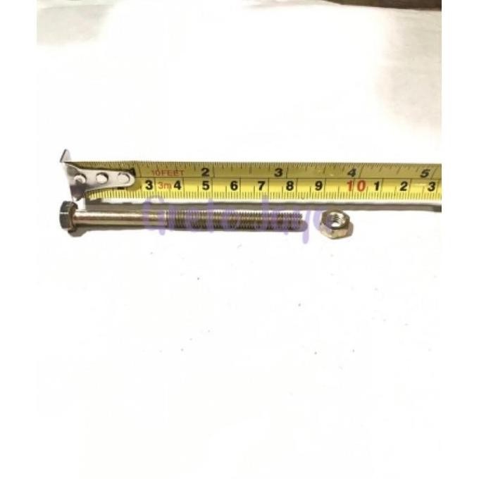 Promo ( Baut Kuning 12 Panjang 8 Cm ) Mur Plat Pelat 8Cm Kaki Roda Skrup Sekrup Kursi Sofa Meja 8.0C