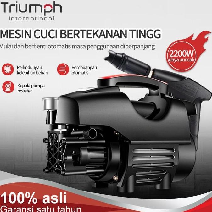 HASCHWALT- Mesin Cuci Mobil Sepeda Motor Tekanan Tinggi Air Listrik Water Washer