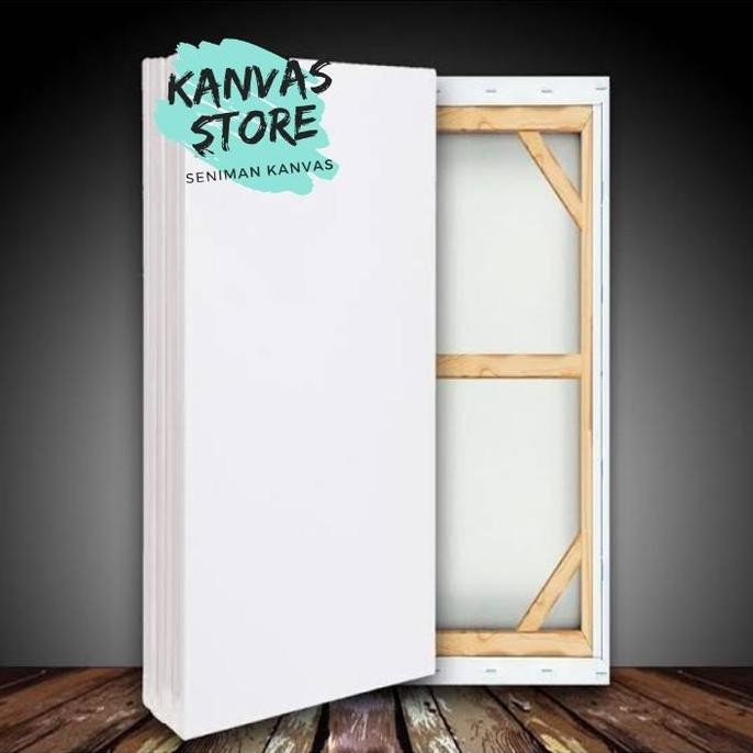 kanvas lukis besar size 80 x 120 cm / Canvas lukis frame 80 x 120 cm