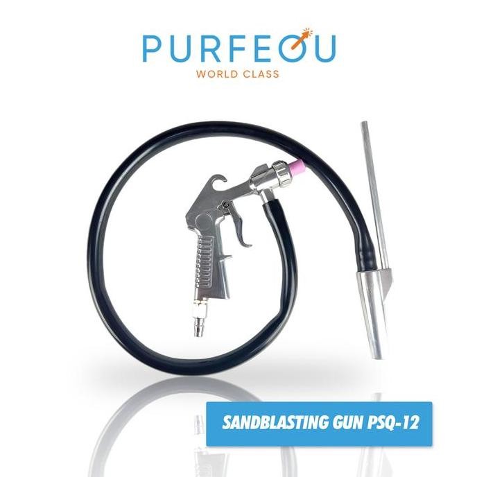 Promo Alat Semprot Sanblast Sandblaster 9Un Purfequ Device Psq-12 Pasir Kaca Nozzle 6Mm Full Set Cod