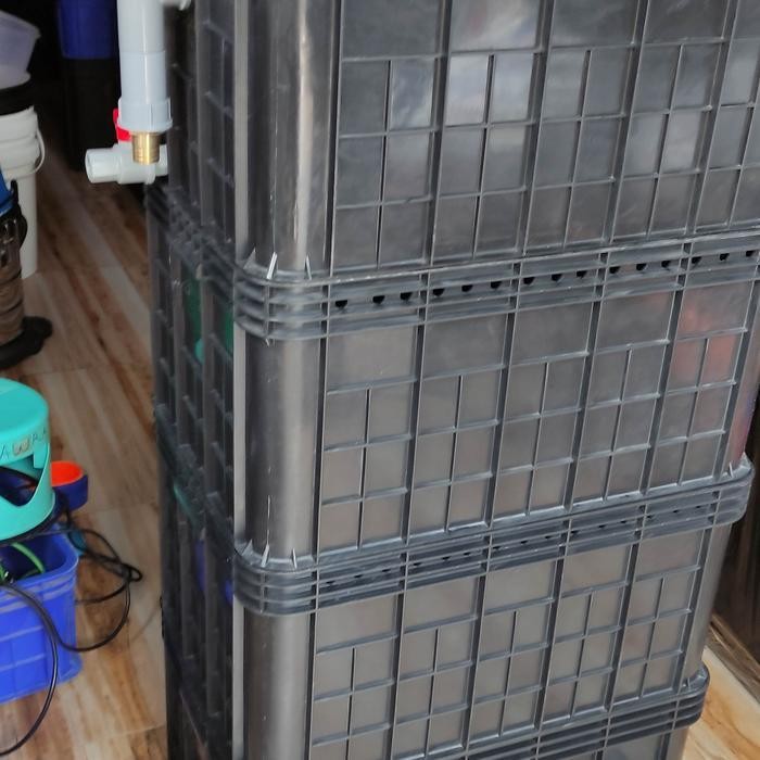 Trickle filter jumbo hitam filter kolam isi media bisa gojek. limited