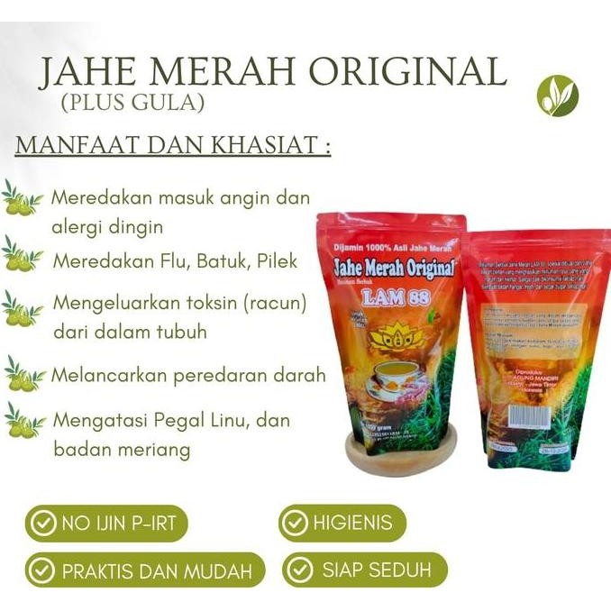jahe / jahe merah / jahe segar / jahe merah 1kg Drink