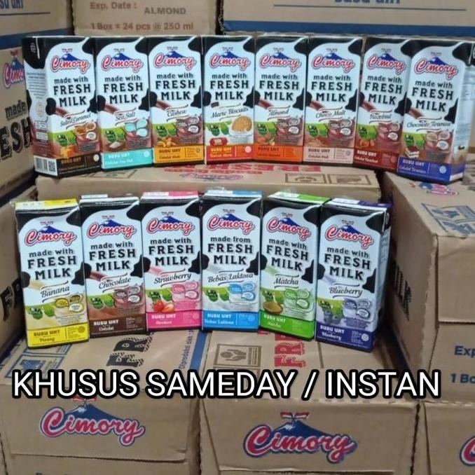 1 DUS SUSU CIMORY UHT FRESH MILK 250ml / 250 ml 1 KARTON