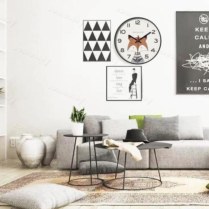 DF294>> SOMEMAY Jam dinding hewan 30CM M50 / Jam dinding aesthetic / Jam dinding tempel/ jam dinding