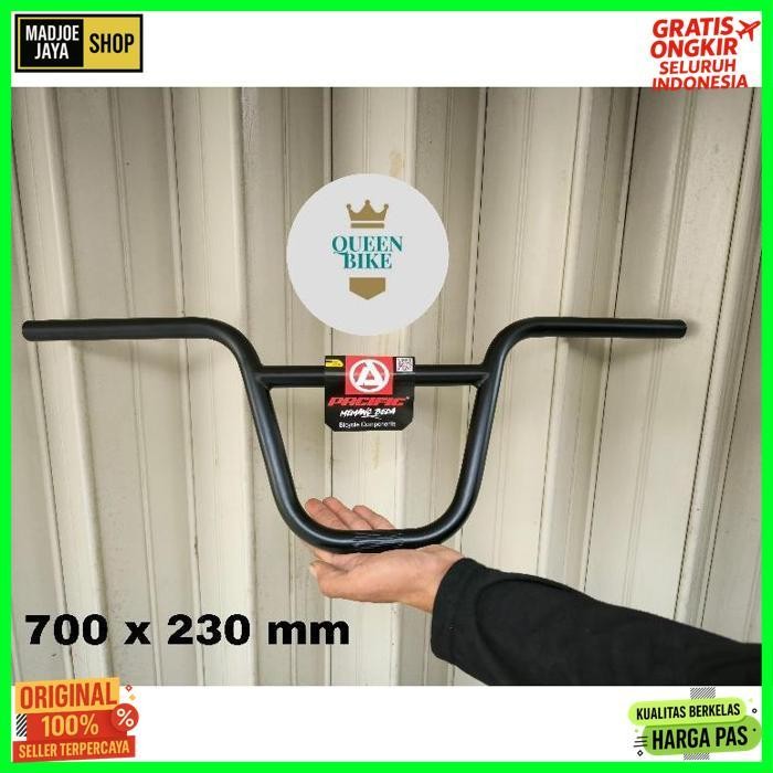 Best Seller Handle Bar Stang Setir Sepeda 20 Bmx Jumbo Hitam Standar 22,2 Pacific Murah