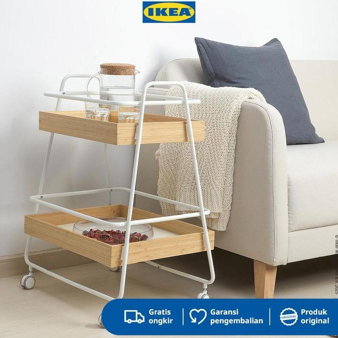 Ikea Svenarum Meja Troli Dengan Penyimpanan 40X56 Cm Furniture