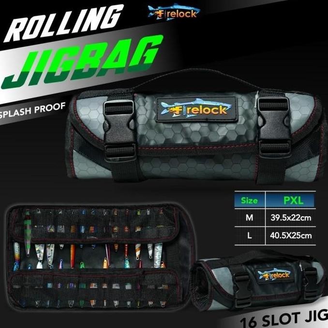 FIRELOCK ROLLING JIG BAG | TAS METAL JIG | TEMPAT METAL JIG