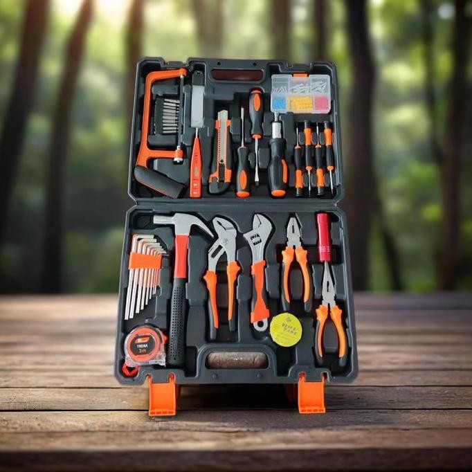 Toolkit Set Hiroki 102 Pcs - Tool Kit Toolbox Perkakas Set Kunci Tang