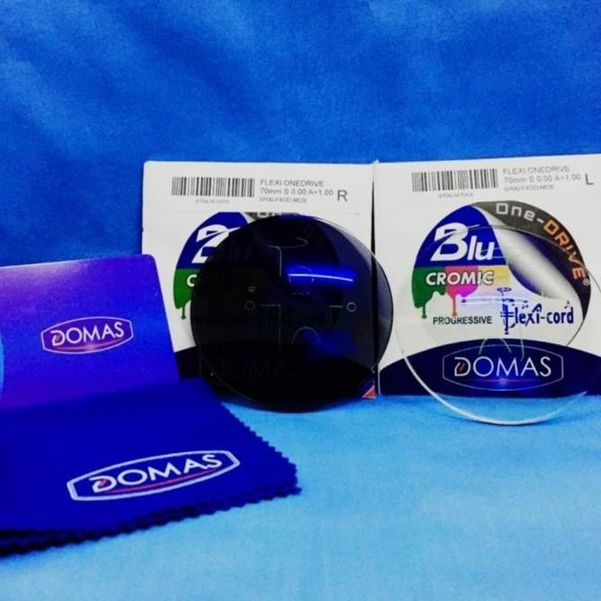 Lensa Progresif Original Domas Bluecromic One Drive Anti Silau