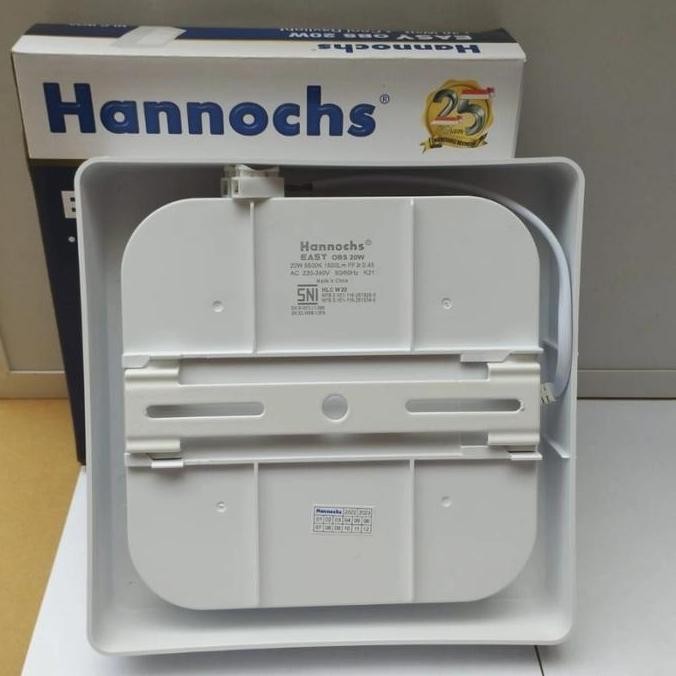 Lampu Downlight LED Plafon Hannochs EASY OBS 20W KOTAK OB