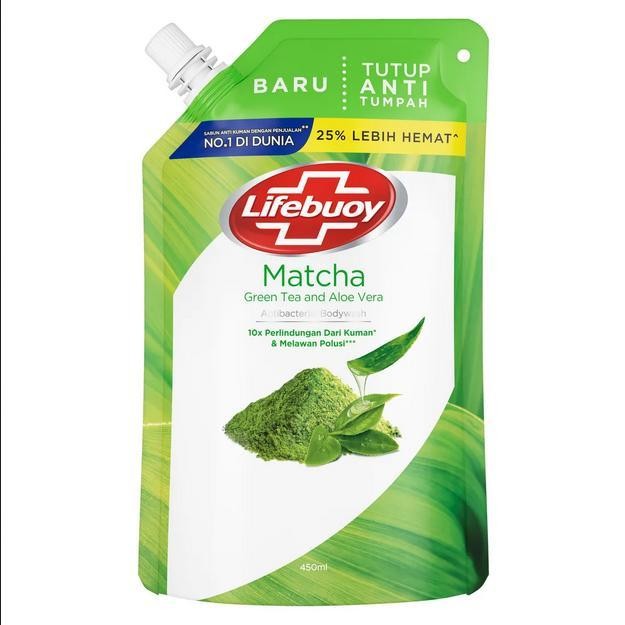 Lifebuoy Matcha Sabun Cair (450ml)