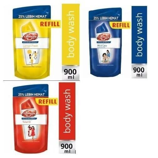Lifebuoy Sabun Sabun Cair 900ml Refill