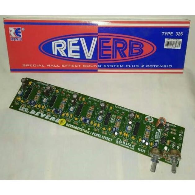 KIT ECHO REVERB 2 POTENSIO EFEK VOCAL MIXER AUDIO