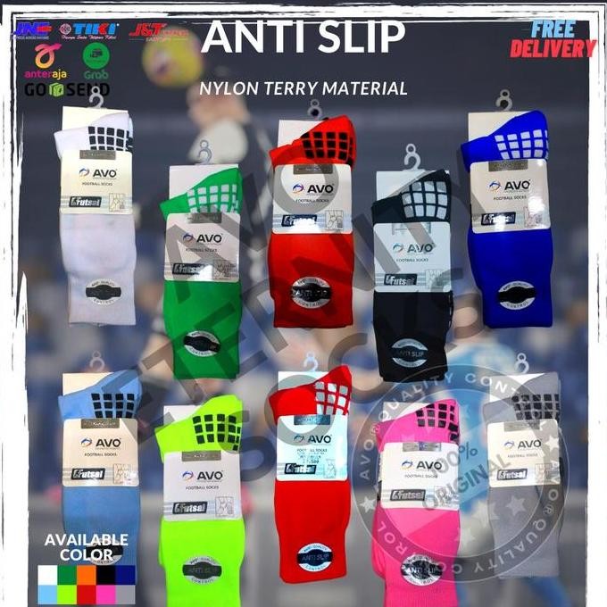 Kaos Kaki Bola Futsal Antislip Avo R9 Original Avo