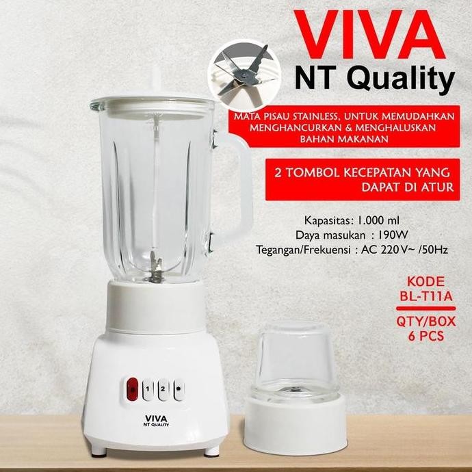 BLENDER VIVA NATIONAL BL-T11A / BL T11A - BLENDER KACA VIVA