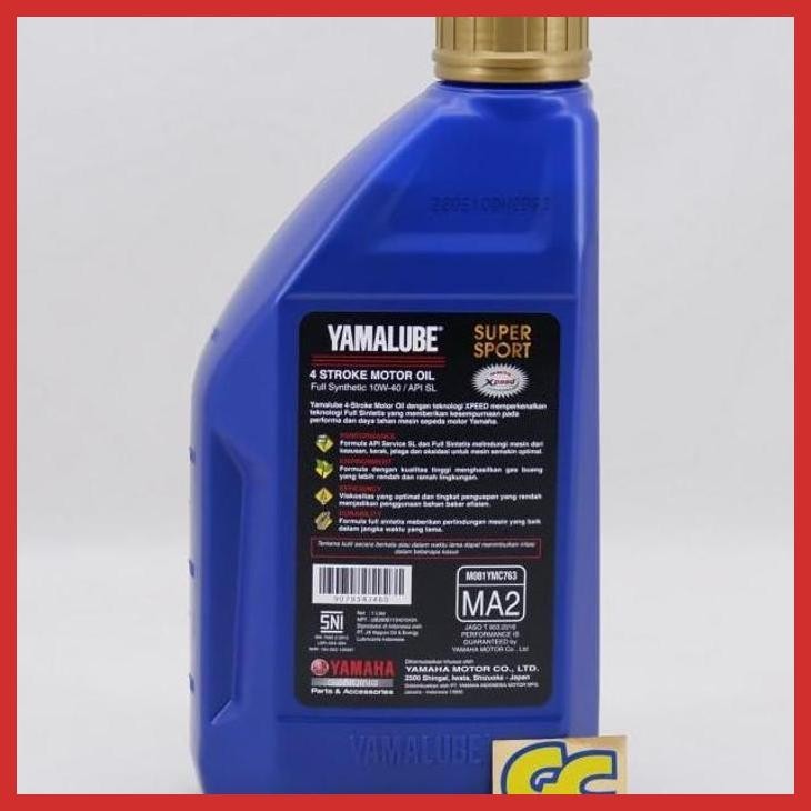 PROMO YAMALUBE SUPER SPORT 10W-40 OLI 1000 ML - ALL MOTOR YAMAHA SPORT ORI ORIGINAL ASLI PABRIK SPAR