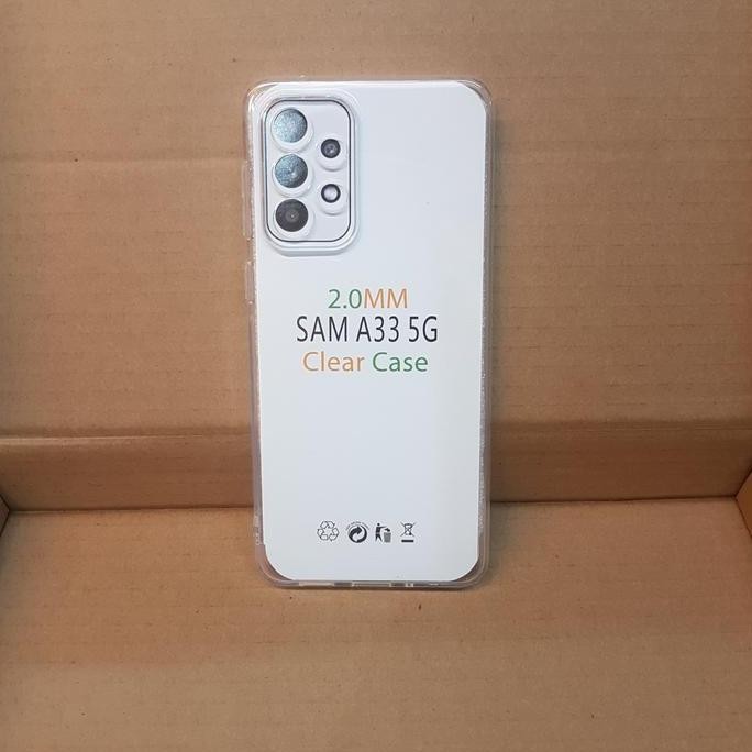 Case Samsung A33 5G Original Clear Case Bening Berkualitas