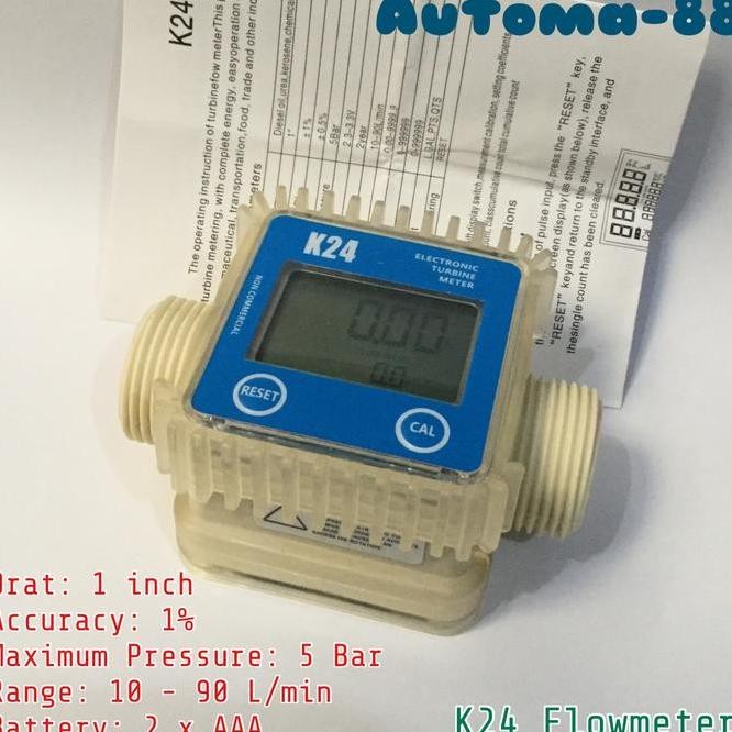 Flow Meter Digital Turbine 1 Inch Diesel Fuel Flowmeter Air 1 Inch