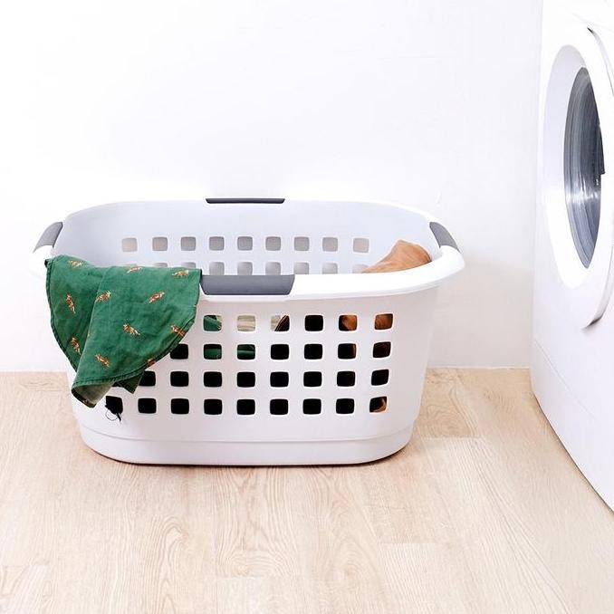 EZY STORAGE 71 LTR KERANJANG LAUNDRY - PUTIH