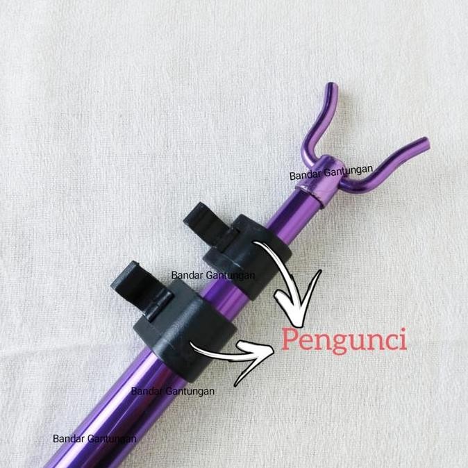 Tongkat Sodokan Hanger / Galah Baju / Gantungan Baju / Stik Hanger