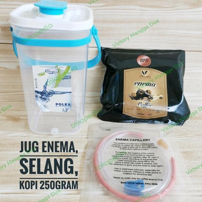 Promo wadah enema kopi plastik jug enema kopi COD
