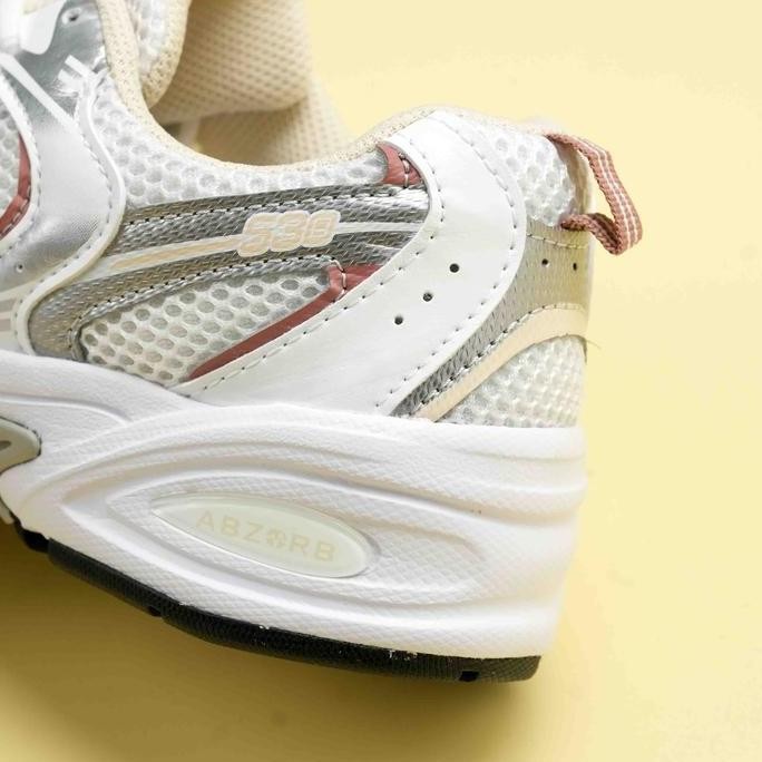 New Balance 530 White Calcium Brown Gs (100% Authentic)