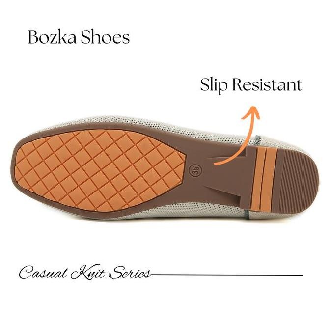 Bozka Sepatu Kasual Wanita Seri Rajut Tender Lembut