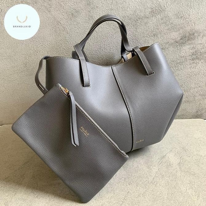 Polene Cyme Mini Bag Stone