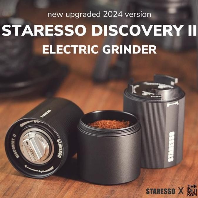 Promo Grinder Kopi Staresso Discovery II D6E Electric Coffee Grinder Mini COD