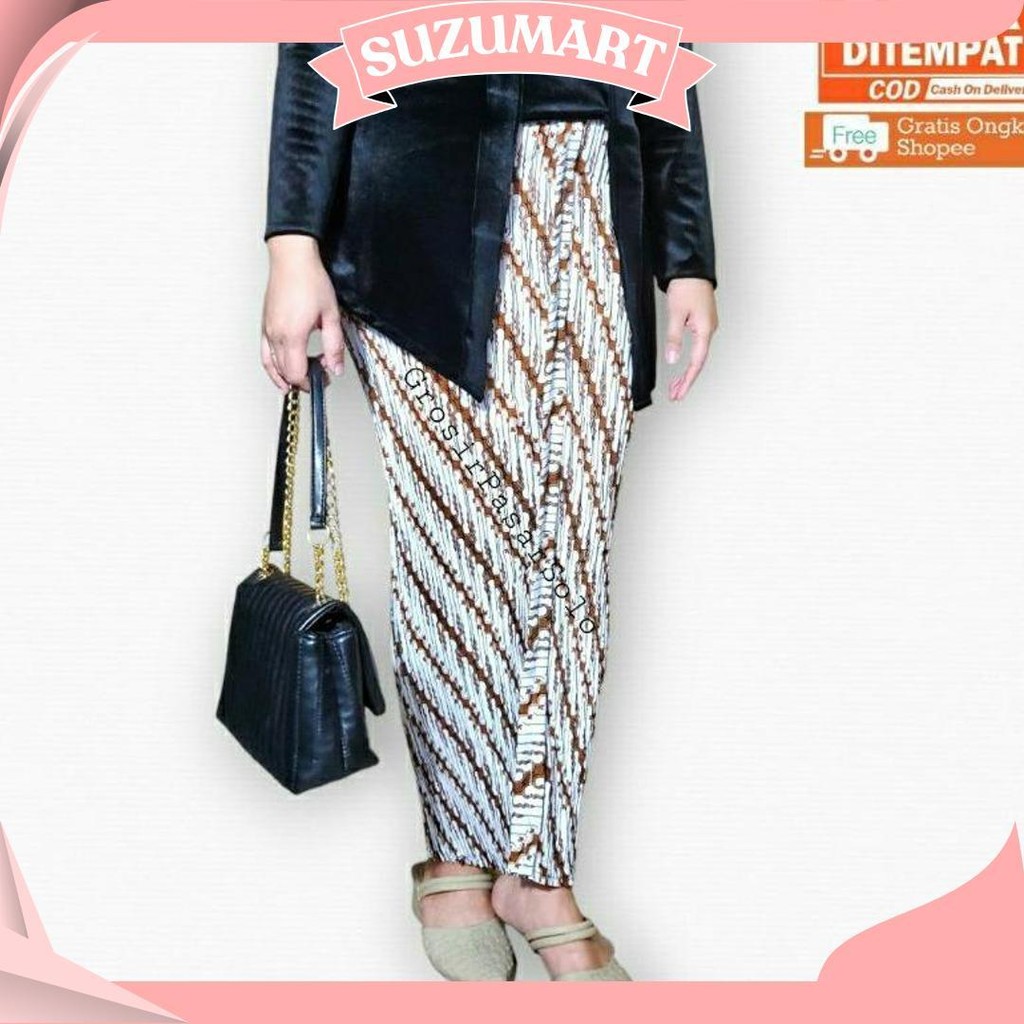 Rok Plisket Batik Wiru / Rok Plisket / Rok Plisket Batik / Bawahan Kebaya / Rok Kebaya / Rok Wisuda 