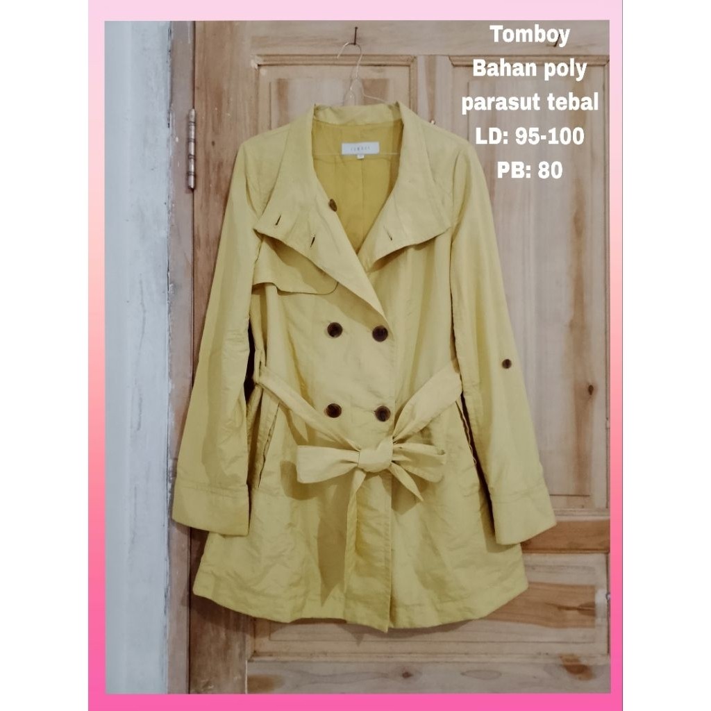 Coat Katun,parasut,nilon.