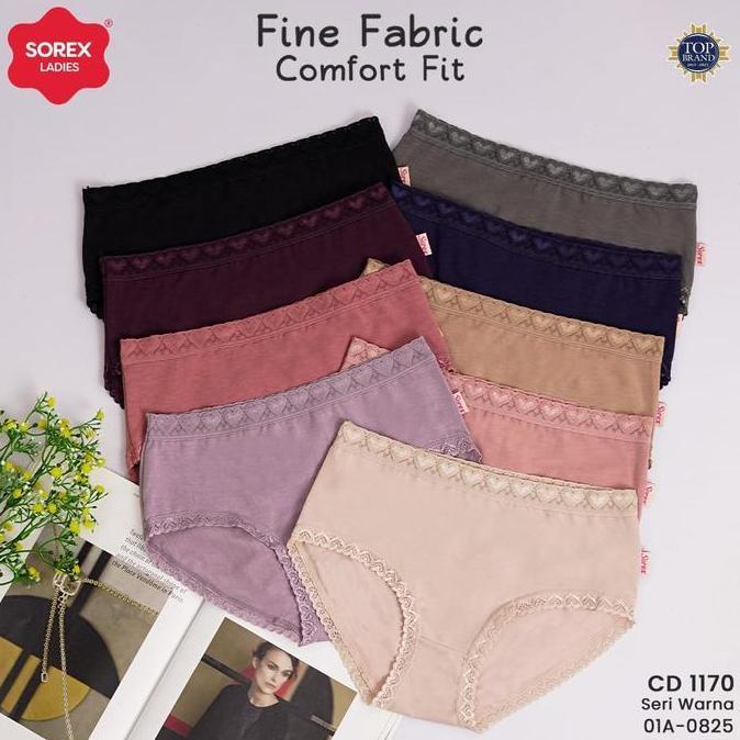 Febon- Sorex (3 Pc, 6 Pc, 1 Pc) Cd/Celana Dalam Nita 1170 Mini Dan 117 Maxi Lace & Love Renda Cantik