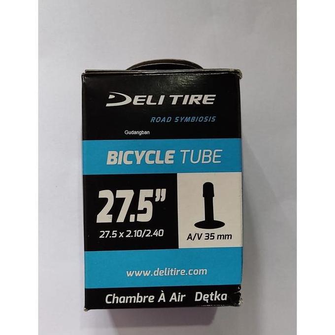 Wim- Ban Dalam Sepeda 27.5 2.10 / 2.40 Deli Tire Sllow Av Cop Mtb 35Mm Outdoor