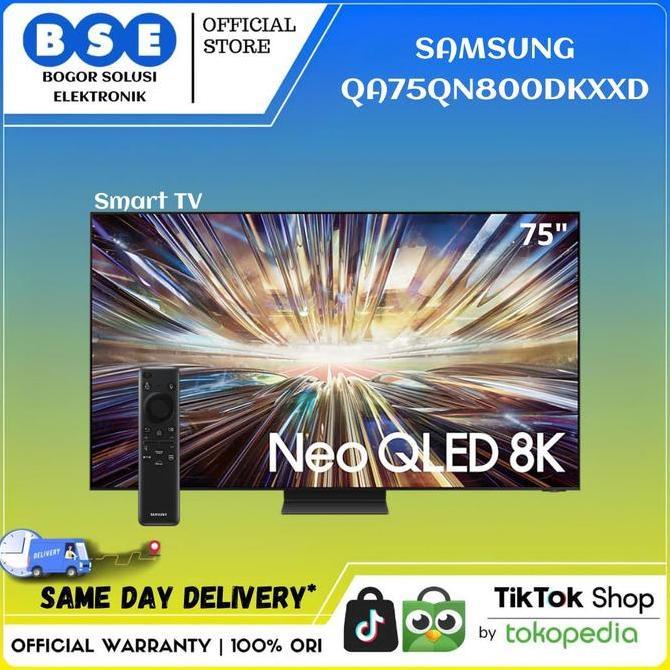 Bestseller- QLED TV 8K Samsung 75 Inch QA75QN800DKXXD Smart TV Samsung 75QN800D 75 Inci